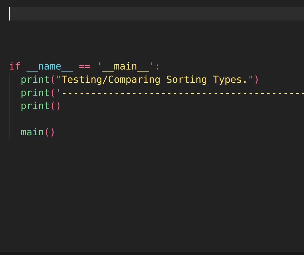Python Sorting Algorithms
